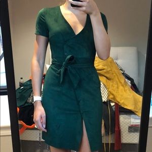 Mango Green Midi Dress